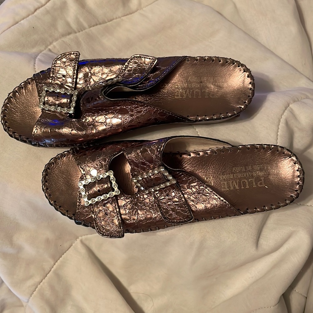 I am selling my mothers LA Plume slide sandals!  They are size 37, great shape.